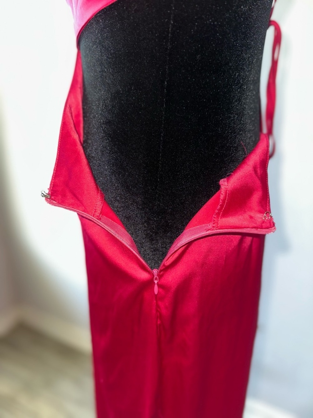 Fuchsia Pink Cutout Slip Maxi Dress 💗 - Picture 5 of 13